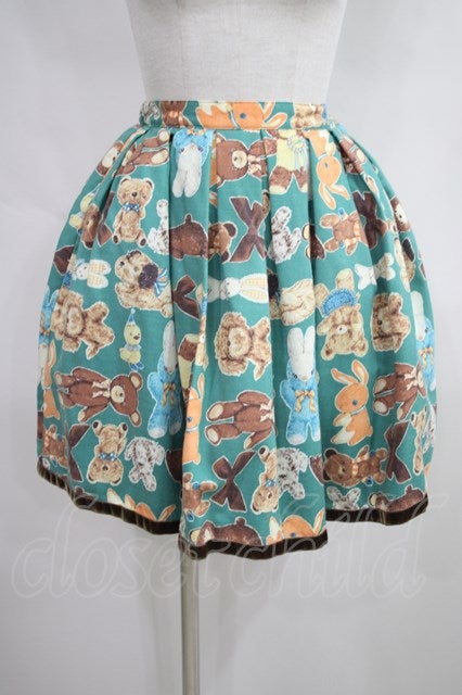 Stuffed Toy Print Skirt (2012) by Emily Temple Cute