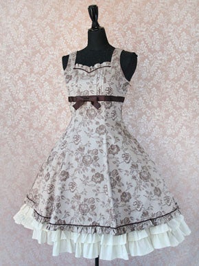 Rose Jacquard JSK by Victorian Maiden