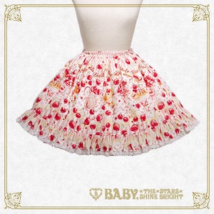 ベイビー　Kira☆Kira Parfait柄スカート Kira☆Kira Parfait Skirt by Baby, the Stars Shine Bright