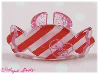 Candy Stripe Ring by Angelic Pretty