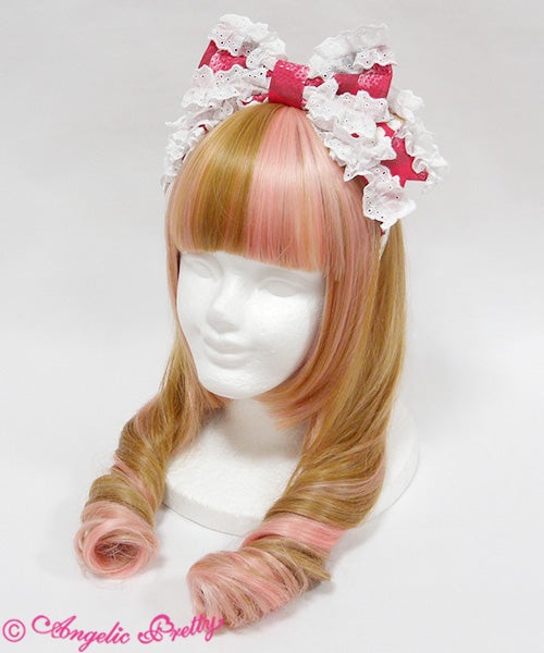 Strawberry Whip Head Bow by Angelic Pretty
