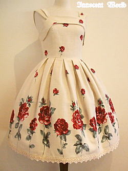 【新品未使用タグ付き】Innocent World◆カーディナルローズJSK Cardinal Rose JSK (Short) by Innocent World