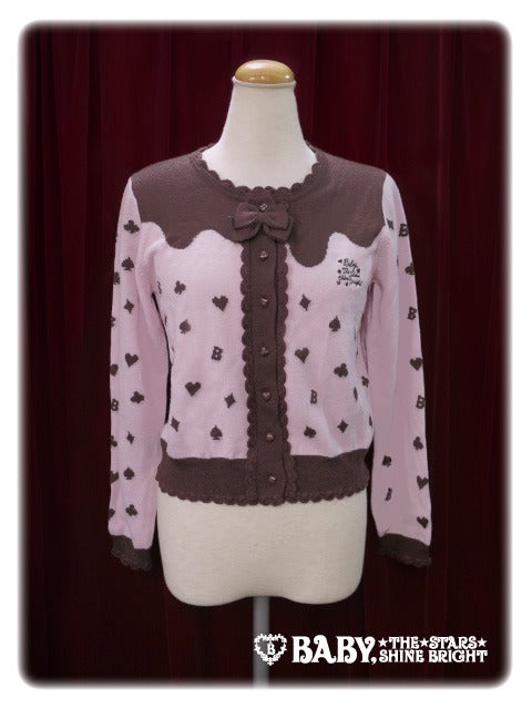 Chocolate Cards Cardigan by Baby, the Stars Shine Bright