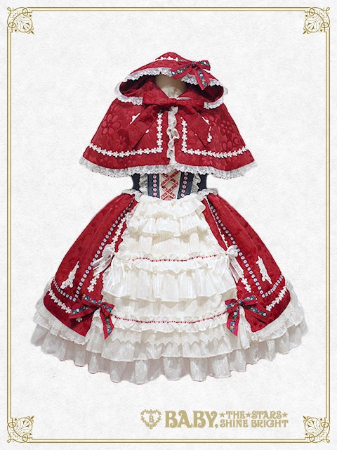 Fairyland Red Riding Hood JSK and Cape Set by Baby, the Stars
