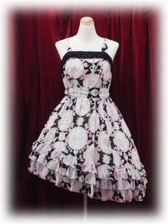 Jewelry Print Chiffon JSK by Alice and the Pirates