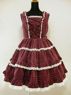 Front Lace Up Panel JSK by Angelic Pretty