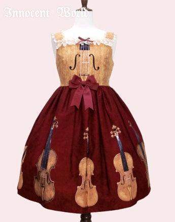 Revival Stradivarius High Waist JSK by Innocent World