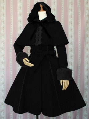 即完売⭐︎Nala hooded cape coat ケープコート　ブラック⭐︎ 22b3c651-5706-5555-9721-