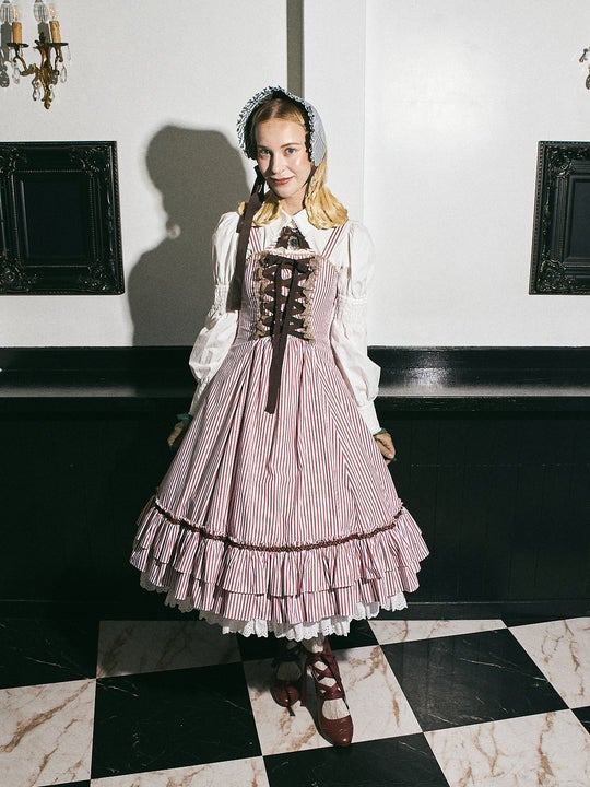 DUKES Striped Mary Rose JSK by Victorian Maiden