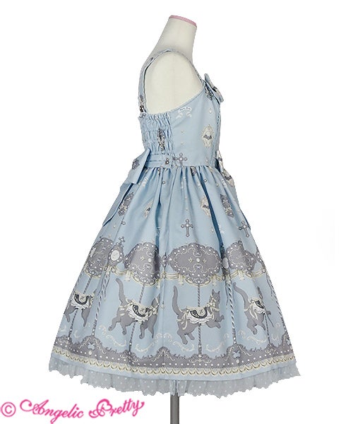 Angelic Pretty　Dream Cat Go Round ジャンスカ Dream Cat Go Round JSK by Angelic Pretty