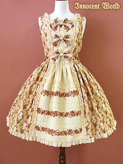 Pompadour Bustle JSK (Short) by Innocent World