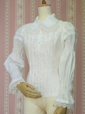 victorian maiden　リリーレースブラウス（オフホワイト） Lily Lace Blouse by Victorian Maiden