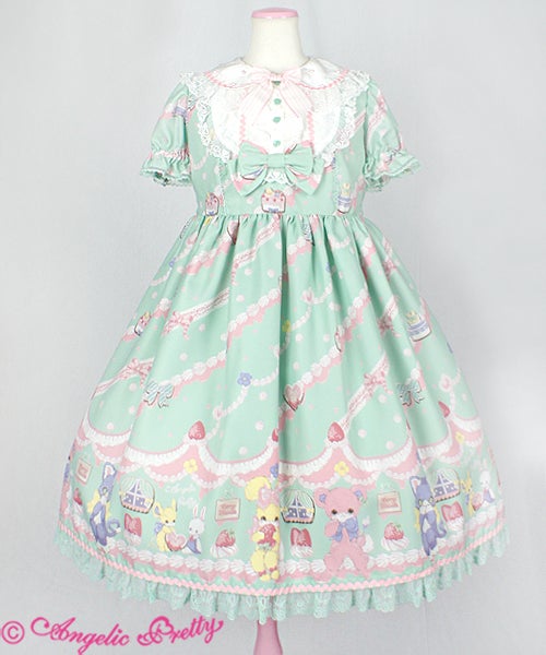 Angelic Pretty♡Fancy Whip♡オーバーニー♡イエロー Fancy Whip OP by Angelic Pretty