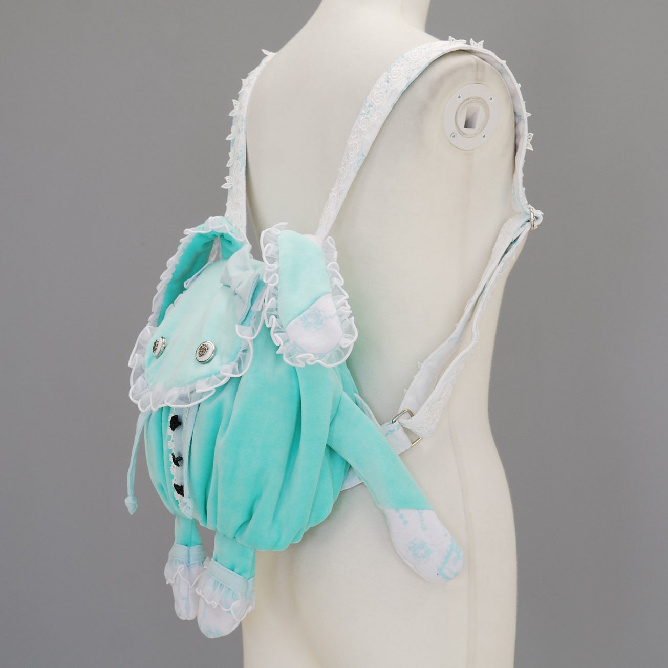 FRILL Stuffed Rabbit Rucksack by h.NAOTO