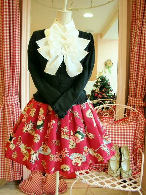 Toy Print Skirt by Emily Temple Cute