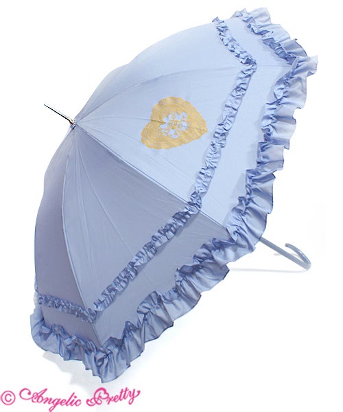Heart Lace Print umbrella by Angelic Pretty