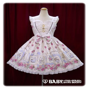 Wonder Story Comes In The Rose Blooming Night Heart JSK by Baby