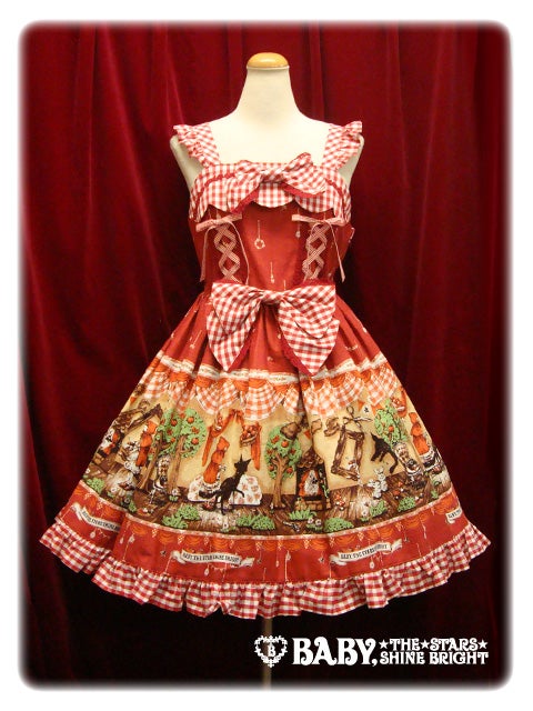 My Little Red Riding Hood Gingham スカート 259c938b-0790-5124-9acc-