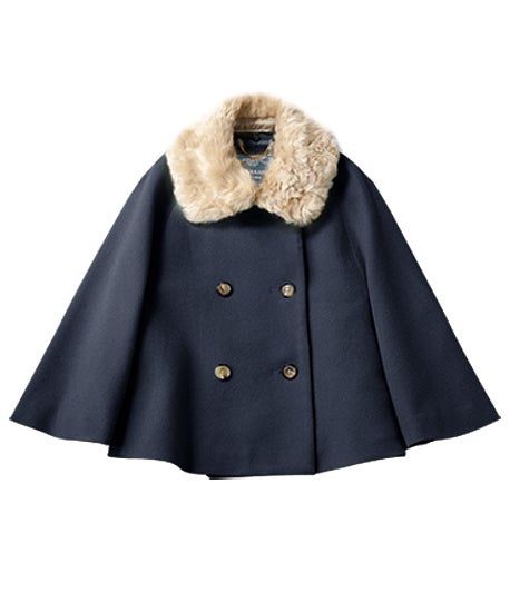 Fur Collar Cape Coat by Jane Marple