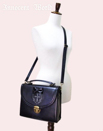 Innocent World クロスモチーフ サッチェルバッグ Rose and Cross Pochette by Innocent World