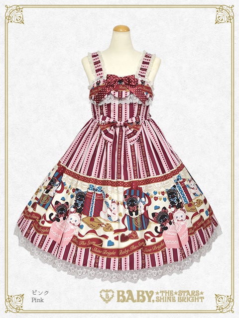 BABY ねこくみゃちゃんジャンパースカート Neko Kumya's Happy Meow Meow Gift JSK II by Baby, the Stars Shine
