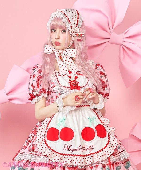 Delicious Cherry Apron by Angelic Pretty