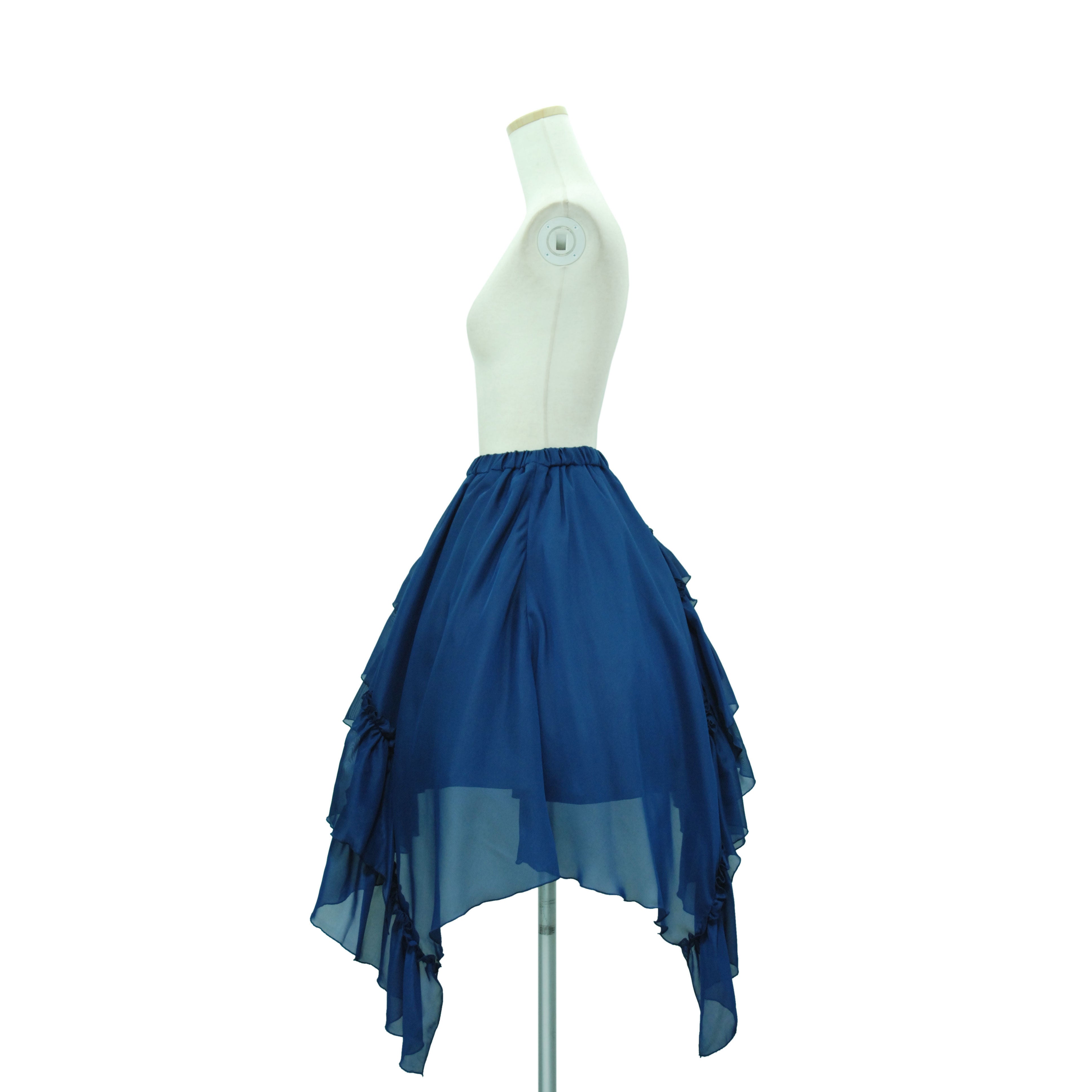 Asymmetric Frill Skirt by Sheglit