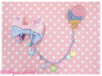 Milky☆Planet ブローチ Milky Planet Brooch by Angelic Pretty