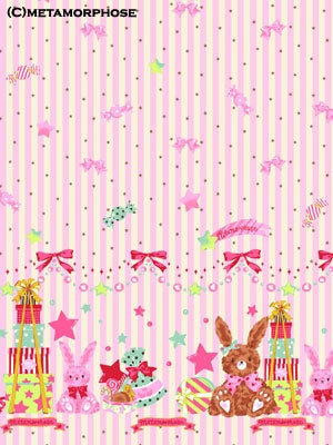 CL / Candy Star Rabbit Shirring JSK by Metamorphose Temps de Fille