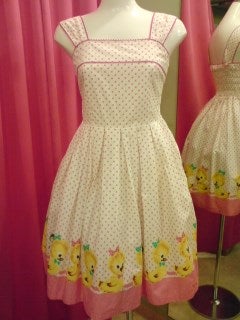 Polka Dot Duck Print Sundress JSK by Emily Temple Cute