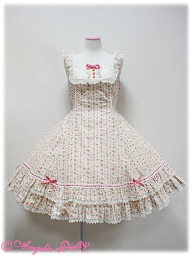 Stripe Rosy JSK by Angelic Pretty