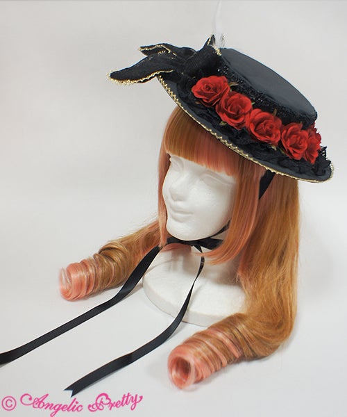 angelicpretty Dream Rose ハット Dream Rose Hat by Angelic Pretty
