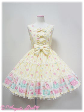 Sugar Fairy Cake ワンピース　シュガーフェアリーケーキ Sugar Fairy Cake Tiered JSK by Angelic Pretty