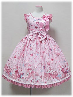 Milky-Chan the Fawn Necklace Style JSK by Angelic Pretty