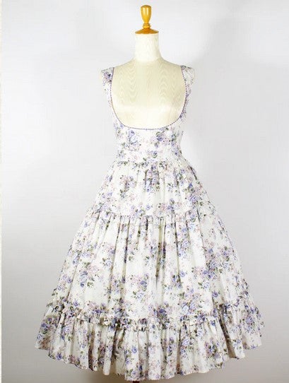 Rococo Bouquet Apron JSK (2024) by Victorian Maiden