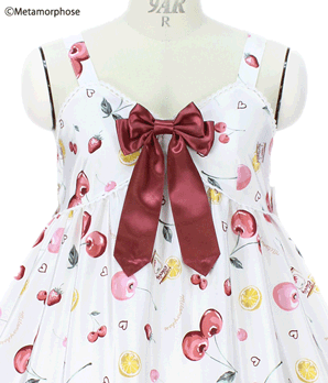 Floating Heart Cherry Babydoll JSK by Metamorphose Temps de Fille