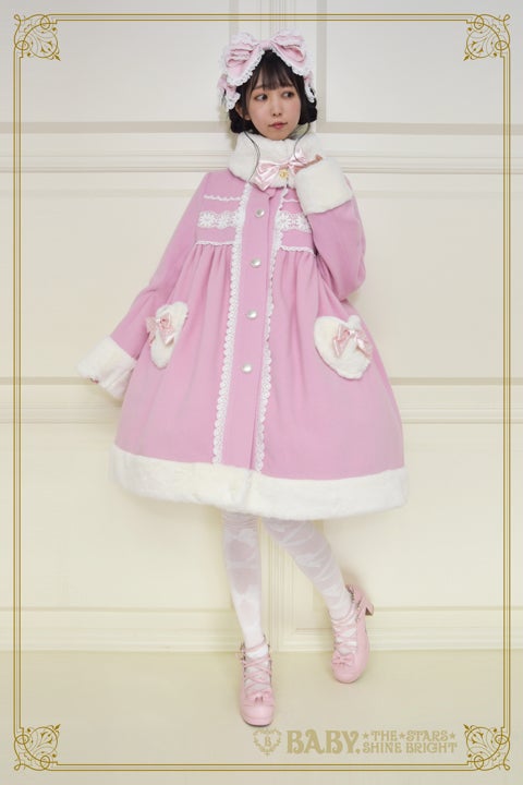 Dot Ribbon ♡ Heart Margaret Coat by Baby, the Stars Shine Bright