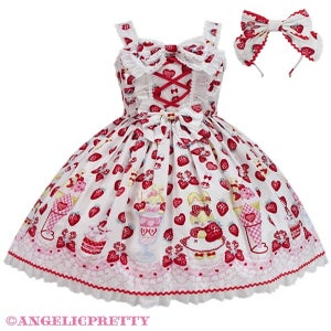 アンジェリックプリティ lyrical bunny parlor スカート Lyrical Bunny Parlor JSK Set by Angelic Pretty