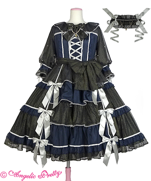 AngelicPrettyLaPrincesseSucreプレミアムドレスSet Crescent Princess Dress Set by Angelic Pretty