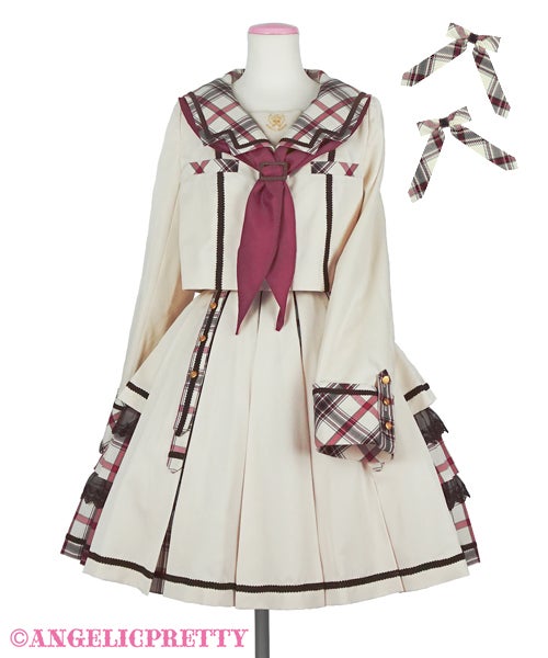 Bunny College Academy Set by Angelic Pretty