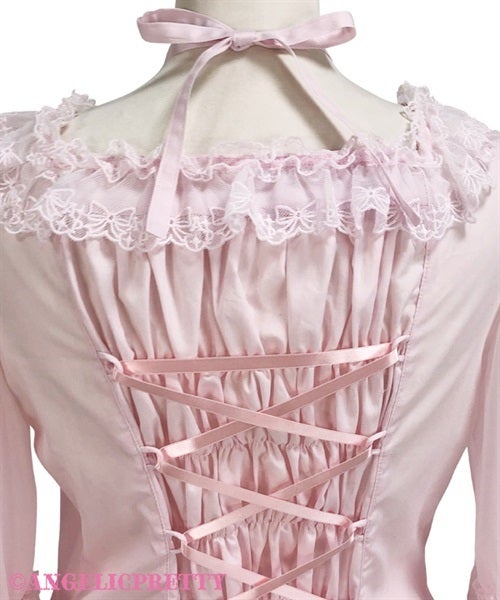 Princess Ribbon Decoration Blouse by Angelic Pretty