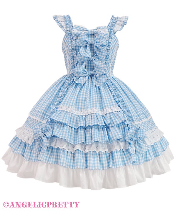 Sweet Frill JSK (Gingham) by Angelic Pretty