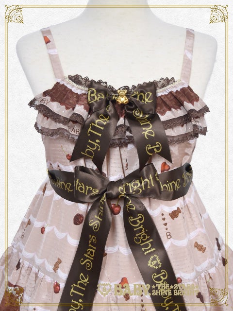 Fondant Chocolat Nounours Collection Babydoll JSK by Baby, the
