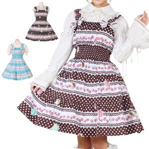 Sweet Macaron Rose Border JSK (L248) by Bodyline