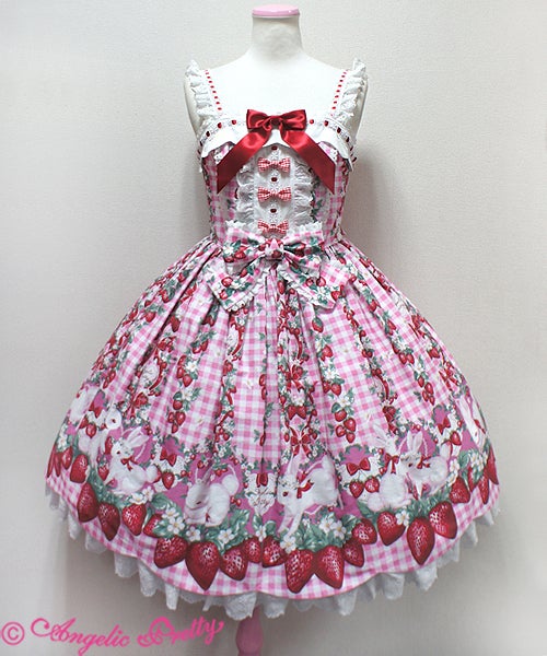Ribbon Berry Bunny JSK (2017 2nd Release) by Angelic Pretty