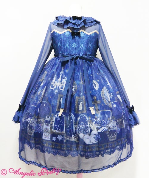サ*ろ様 Angelic Pretty メルカトル骨董品店 ラベンダー OP Mercator Antique Shop OP by Angelic Pretty