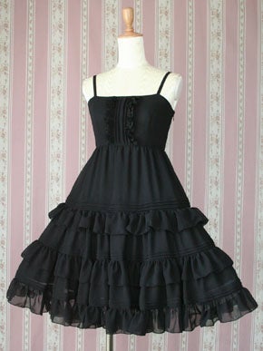 シャーリングシフォンＪＳＫ Shirring Chiffon Under JSK (2013) by Victorian Maiden