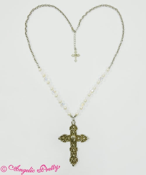 アクセサリー Angelic Pretty Brilliant Cross Necklace Brilliant Cross Necklace by Angelic Pretty