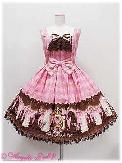 Chess Chocolate Jabot JSK (2011 2nd Release) by Angelic Pretty