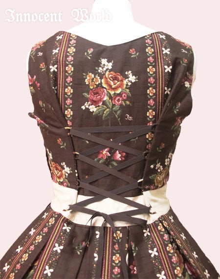 Antique Bouquet V Neck JSK by Innocent World